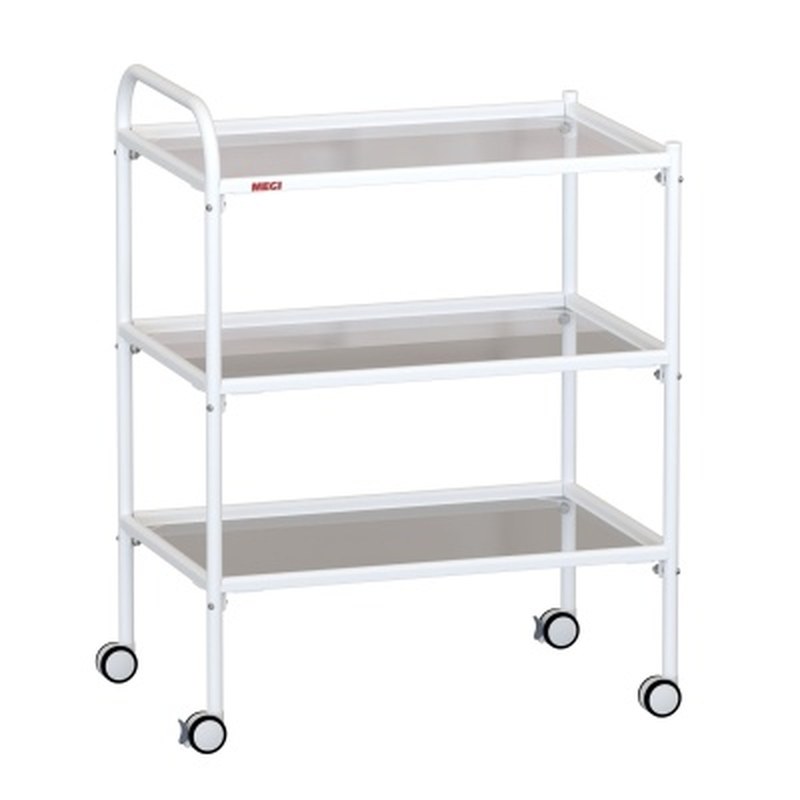 Столик процедурный с тремя полками МЕГИ МСК-502-01 — Kenig Medical