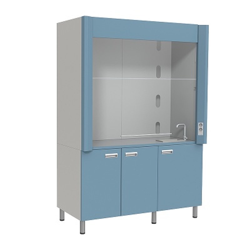 Шкаф вытяжной МЕГИ ForLab ШВ-03-951 Стандарт с подводом воды (ШВ-03-МСК) — KenigMedical
